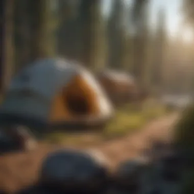 Adventure Seekers Exploring Camp of America