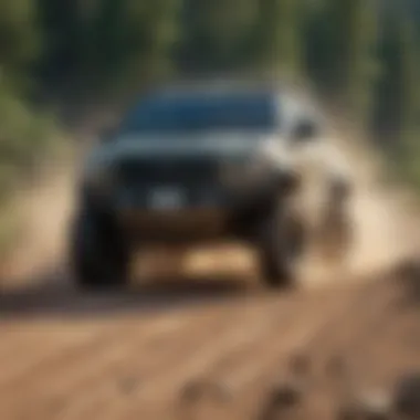 Thrill of Off-Roading Adventurer basking in the thrill of off-roading