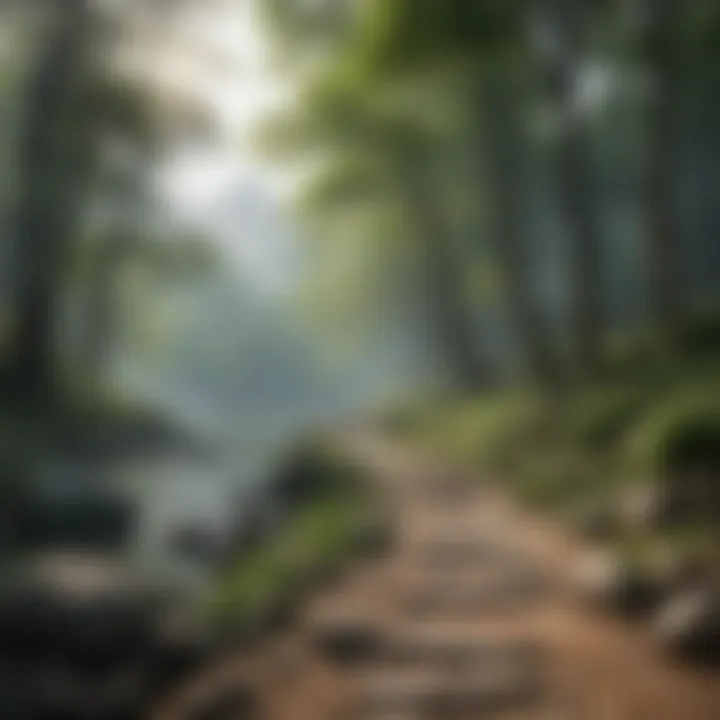 Adventurous Hiking Trail by West Lake