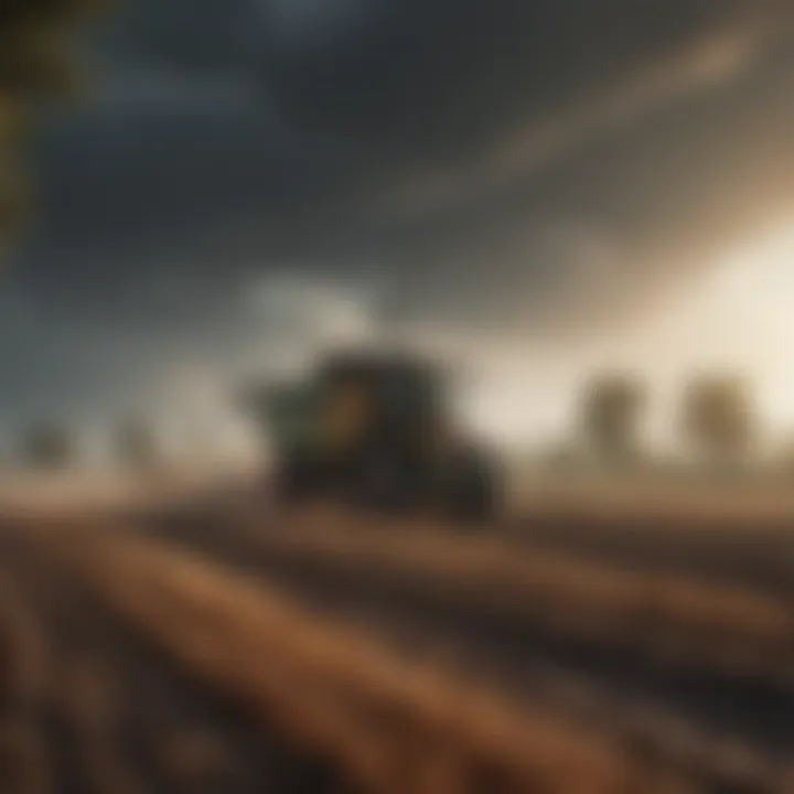 Infographic highlighting agricultural emissions impact