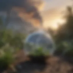 A visual representation of greenhouse gas emissions sources