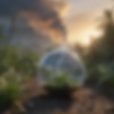 A visual representation of greenhouse gas emissions sources