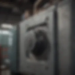 An asbestos boiler showing intricate details