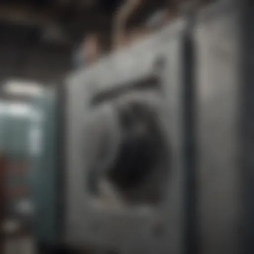 An asbestos boiler showing intricate details
