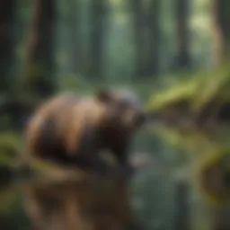 Beaver Dam in Forest