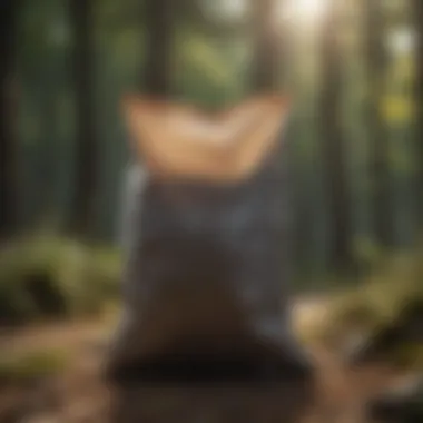 Environmentally Conscious Waste Bag Choice Biodegradable waste bag for outdoor adventures
