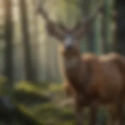 Majestic Deer in Natural Habitat