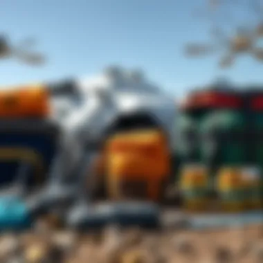 Essential Camping Gear for Spring Camping gear arranged neatly, showcasing essential equipment for spring trips.