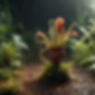 Botanical Insights Carnivora plant in natural habitat