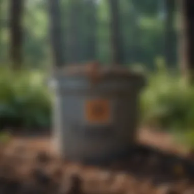 Danger of Chemical Products in Compost Bin Chemical products in compost bin