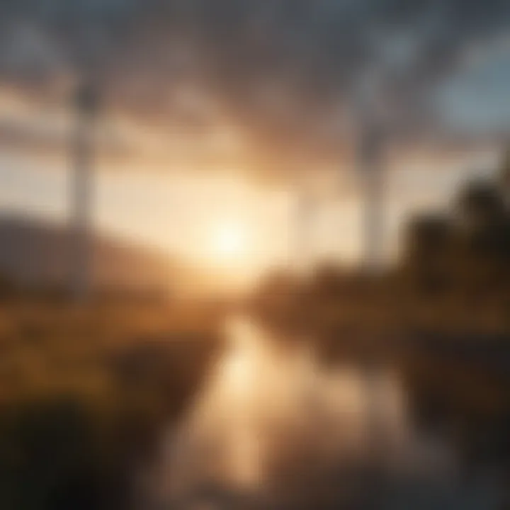 Innovative renewable energy sources like solar and wind.