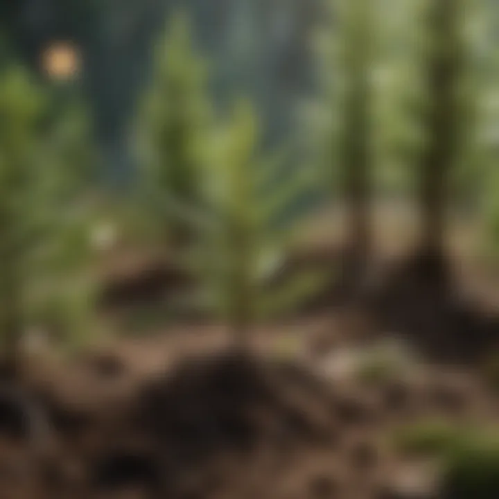 Cultivating tools for nurturing Christmas tree seedlings