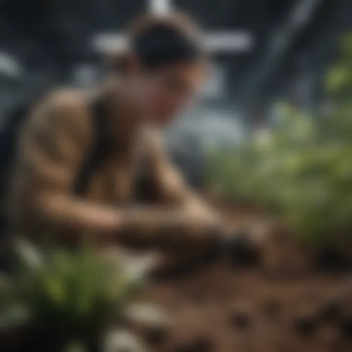 Illustration depicting career opportunities in plant operation