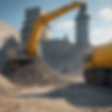Innovative Concrete Recycling Plant An innovative concrete recycling plant showcasing advanced technology.