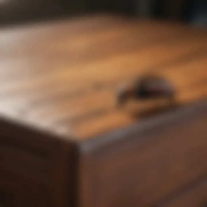 Application of wood borer treatment solution on wooden furniture
