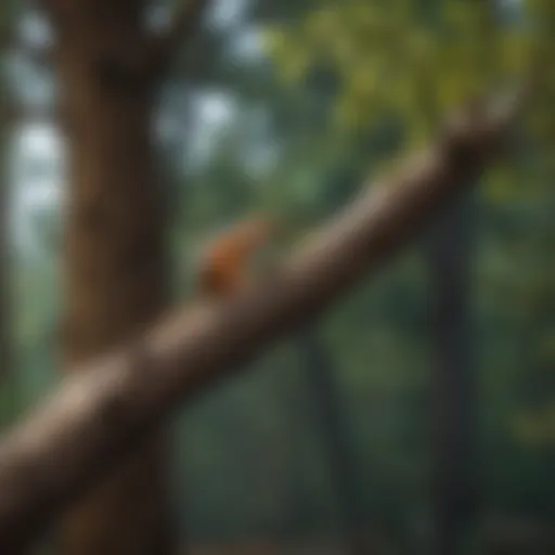 Pruning tree branch using precision cutting technique