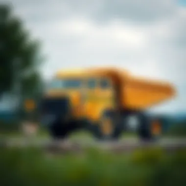 Types of Dump Trucks in Waste Management An infographic illustrating the types of dump trucks used in waste management