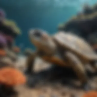 Critical Habitat: Coral Reefs and Hawksbill Turtles Coral reef habitat, crucial for hawksbill turtles