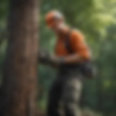 Arborist Operating Advanced Equipment Skilled Arborist Operating Advanced Equipment