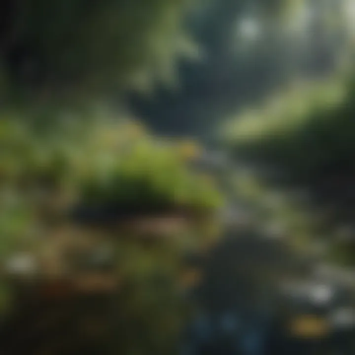 Infographic showing the ecological impact of invasive aquatic plants