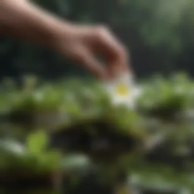 Mechanical removal method for controlling creeping water primrose