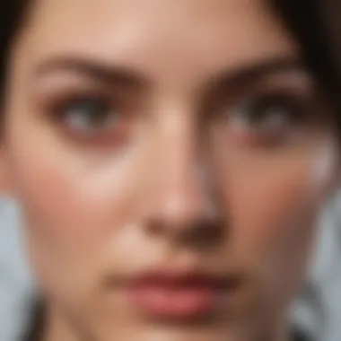 Dark Under-Eye Circles: The Shadow of Fatigue Artistic portrayal of dark under-eye circles dilemma
