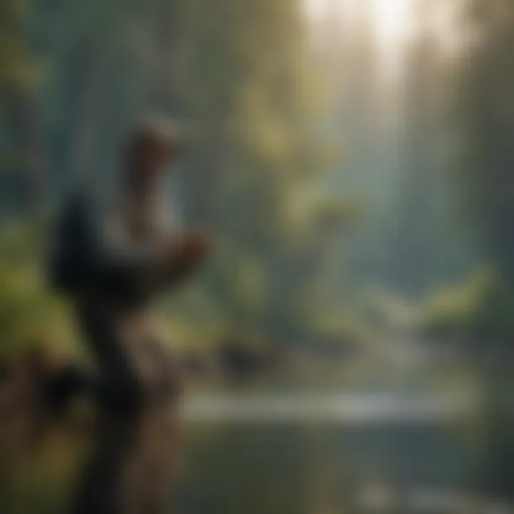 A graphical representation of factors influencing fishing success.