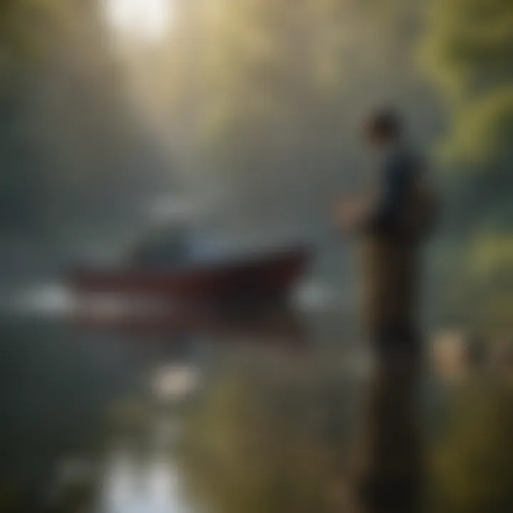 A professional analyzing fishing activity data using advanced tools.