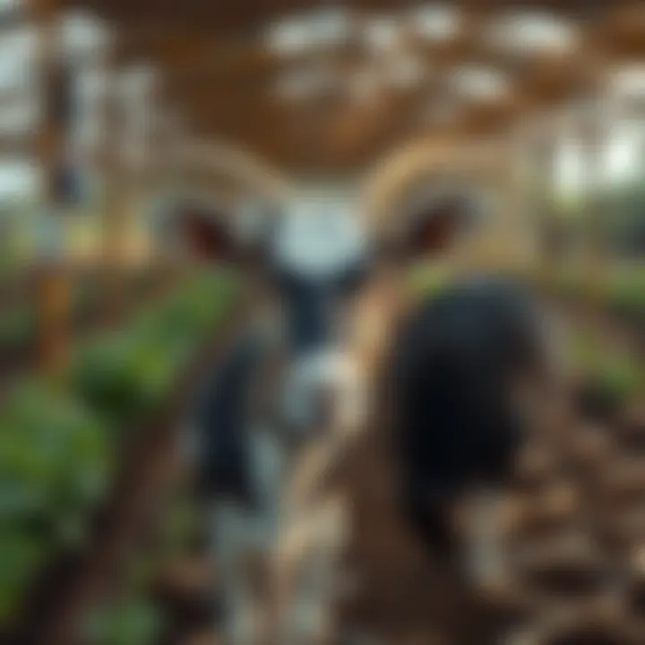 A sustainable farm employing integrated pest management techniques