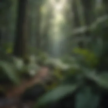 Diverse Foliage Patterns in a Tropical Rainforest Diverse Foliage Patterns in a Tropical Rainforest