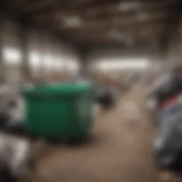 Electronic devices being dropped off at a local recycling center