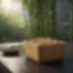 Eco-friendly bamboo food container