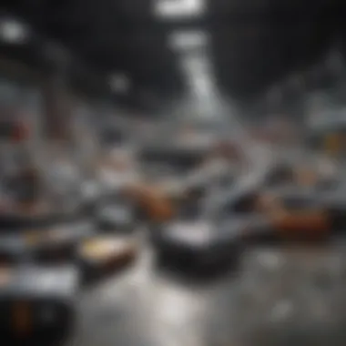 Local Recycling Facility for Batteries Local recycling facility promoting battery recycling