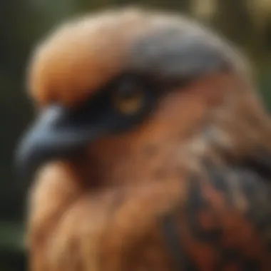 A close-up of a rare bird species that is facing extinction.