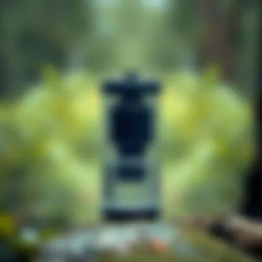 Compact water purification system for outdoor use