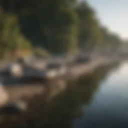 Ethereal Massachusetts Coastline Fishing Spot