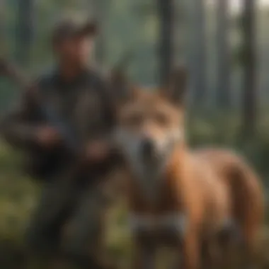 Ethical Considerations of Unauthorized Hunting Illustration showcasing the ethical considerations related to unauthorized hunting practices