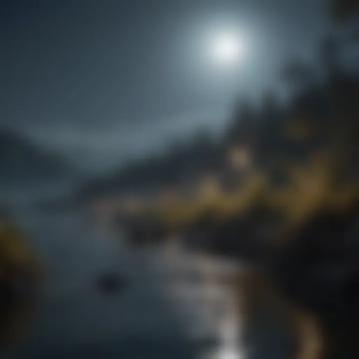 Lunar phases influencing fishing conditions