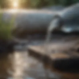 Contamination sources affecting waterways