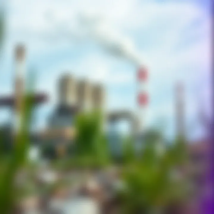 Industrial activities contributing to pollution
