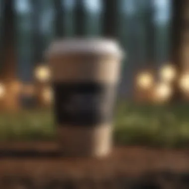 Reusable cup options promoting sustainability