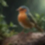 A vibrant array of local bird species perched in their natural habitat, showcasing diversity.