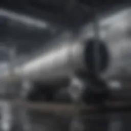 A modern emissions facility showcasing advanced technology