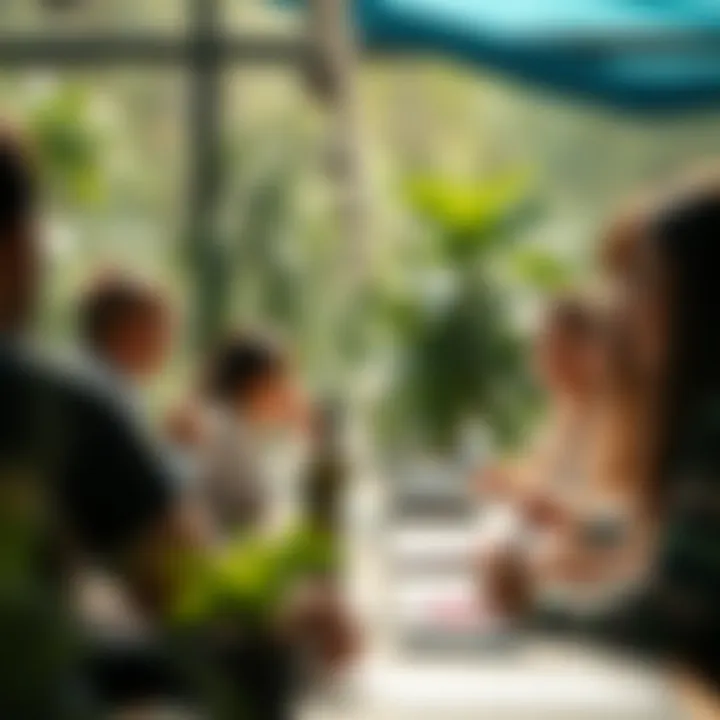 Sustainable Practices Workshop An educational workshop on sustainable practices with participants engaged in learning