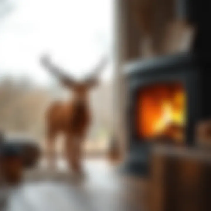 Illustration of the environmental benefits of EPA rated wood burning fireplaces