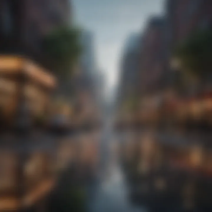 Visualization of urban development and its impact on the environment