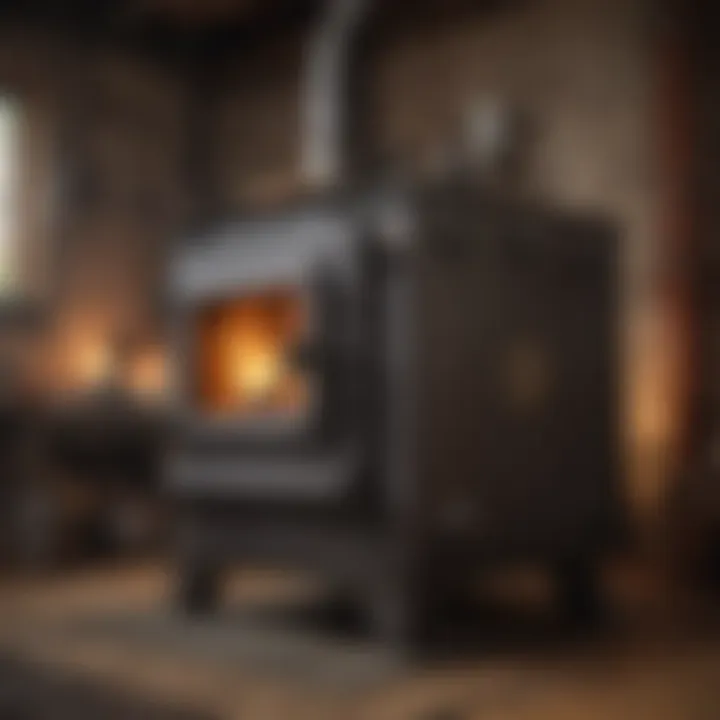 An illustration comparing indoor wood furnace boilers with other heating methods