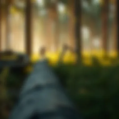 Sustainability in Timber Resource Management A serene forest landscape demonstrating sustainable timber practices