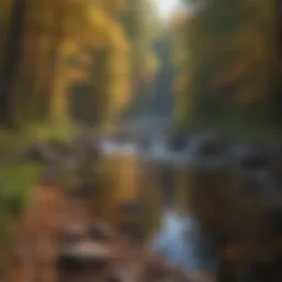 Panoramic view of scenic landscape in Columbia County, NY