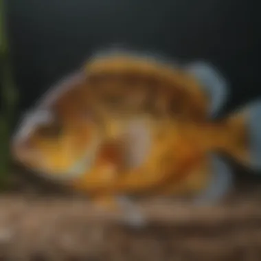 A close-up of various panfish species showcasing their unique features